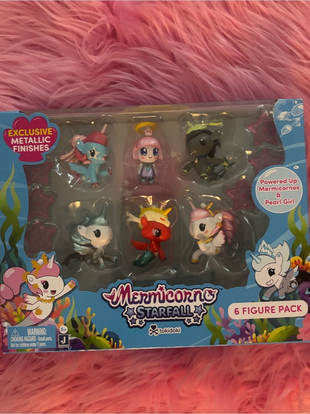 Tokidoki Mermicorno Starfall Metallic 6 Figure Pack NIB